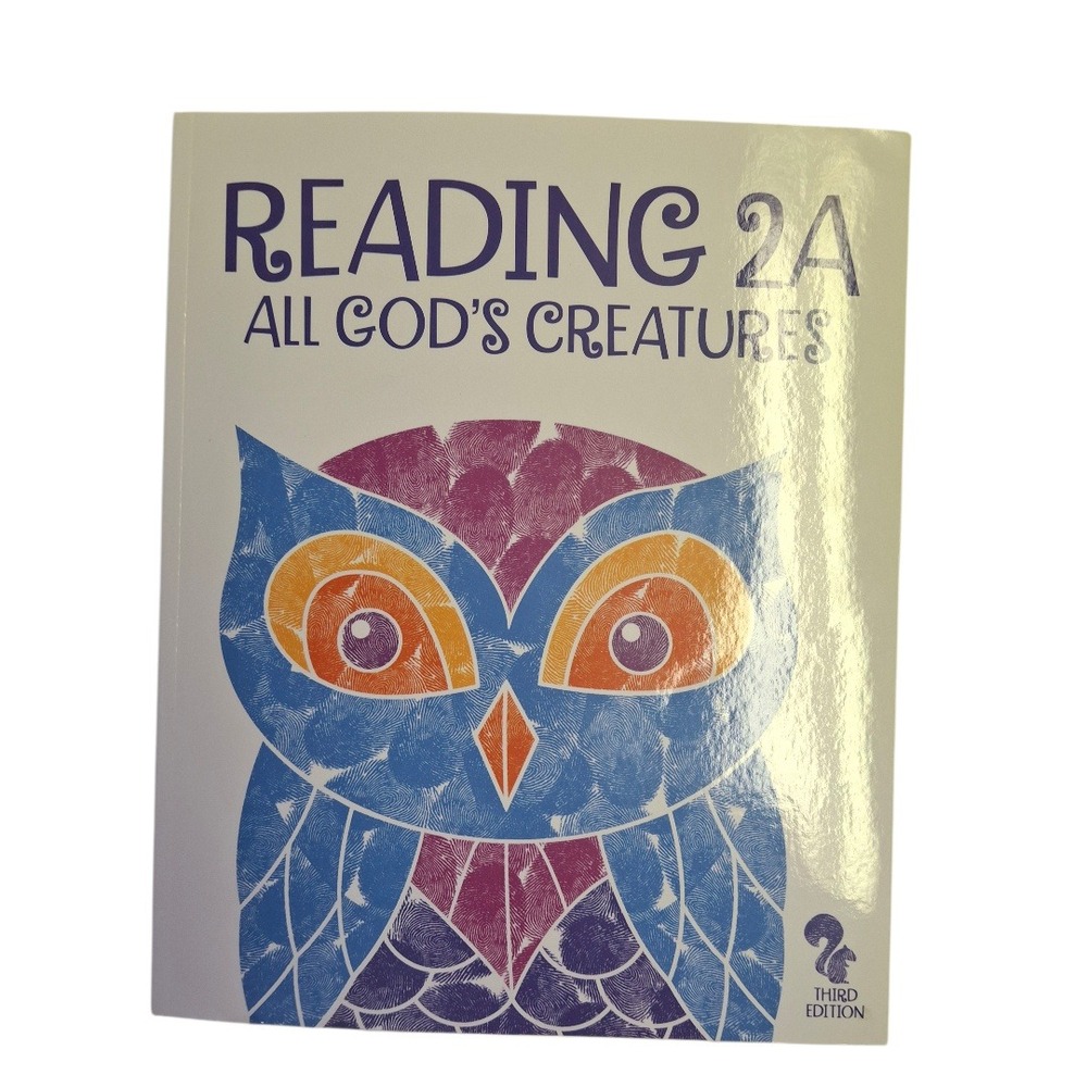BJU Press Reading 2Aβ All God's Creatures Third Edition Textbook 9781606821961